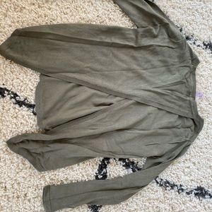 Never worn, open back sweater